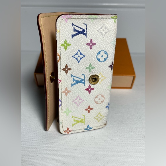 Louis Vuitton Monogram Multicolor Multicles 4 Key Holder White - Picture 8 of 9
